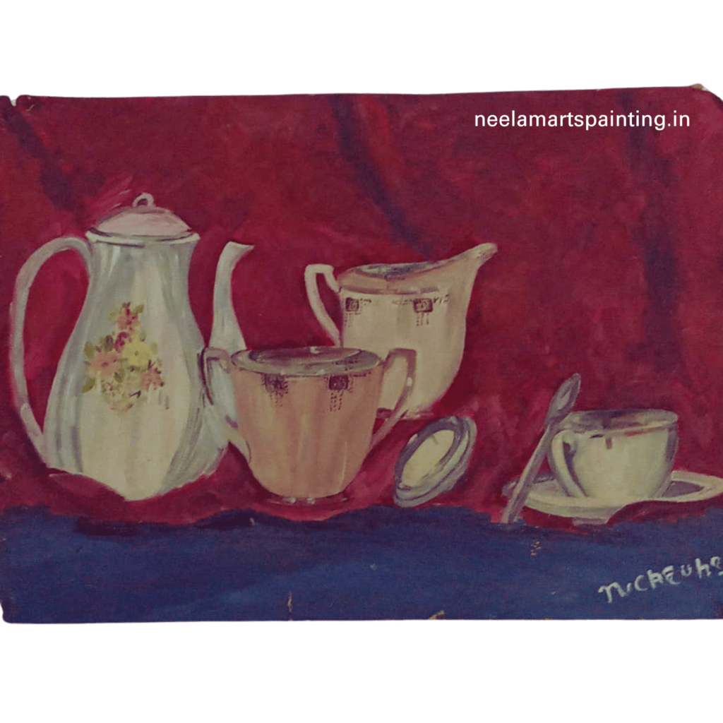 Tea Set Painting