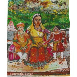 Panna Dhai and Her Sacrifice Painting