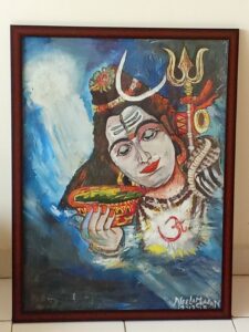 Lord Shiva Bholenath With Frame