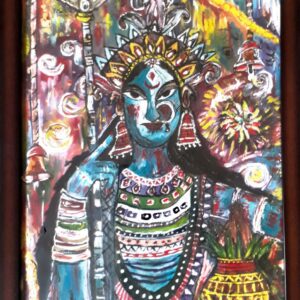 Durga Mata Painting With frame